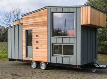 How this tiny house flips its design with upside-down layout