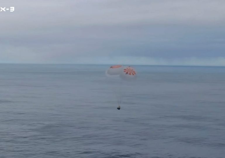Italian, Swedish and Turkish astronauts land on Earth after private space trip