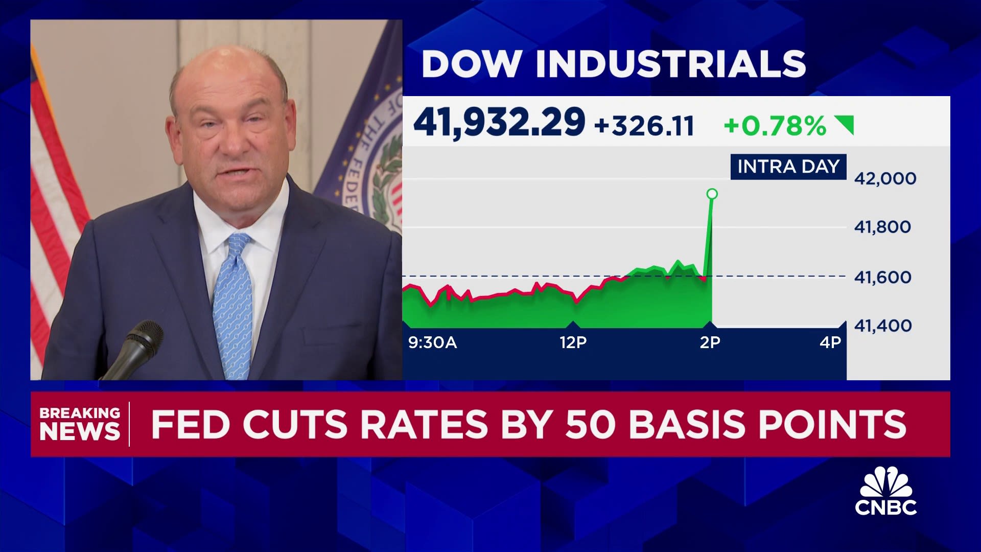 Fed slashes interest rates by a half point, an aggressive start to its first easing campaign in four years