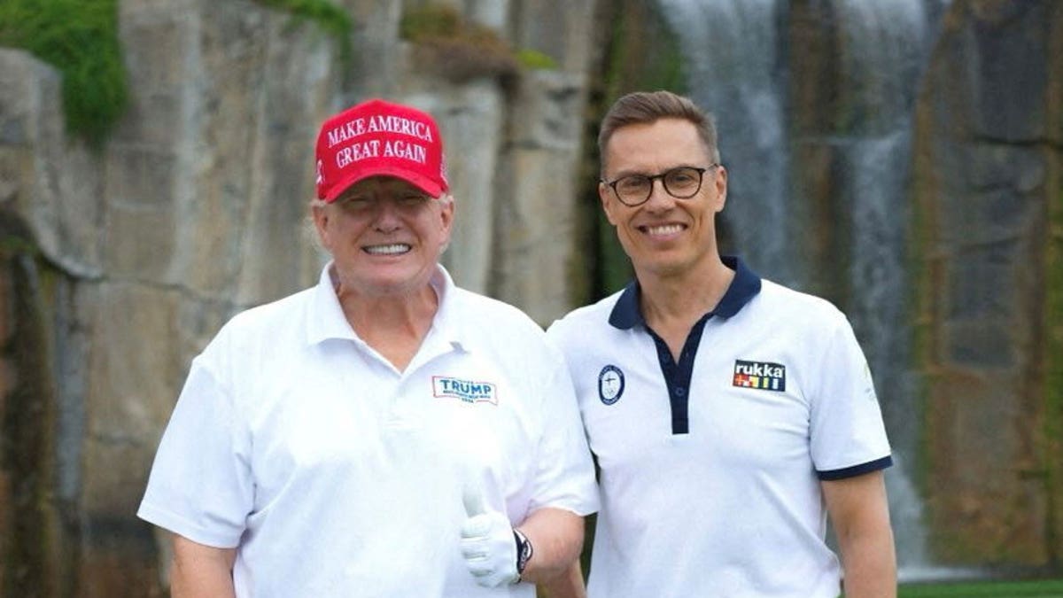 President Trump with Finnish President Stubb