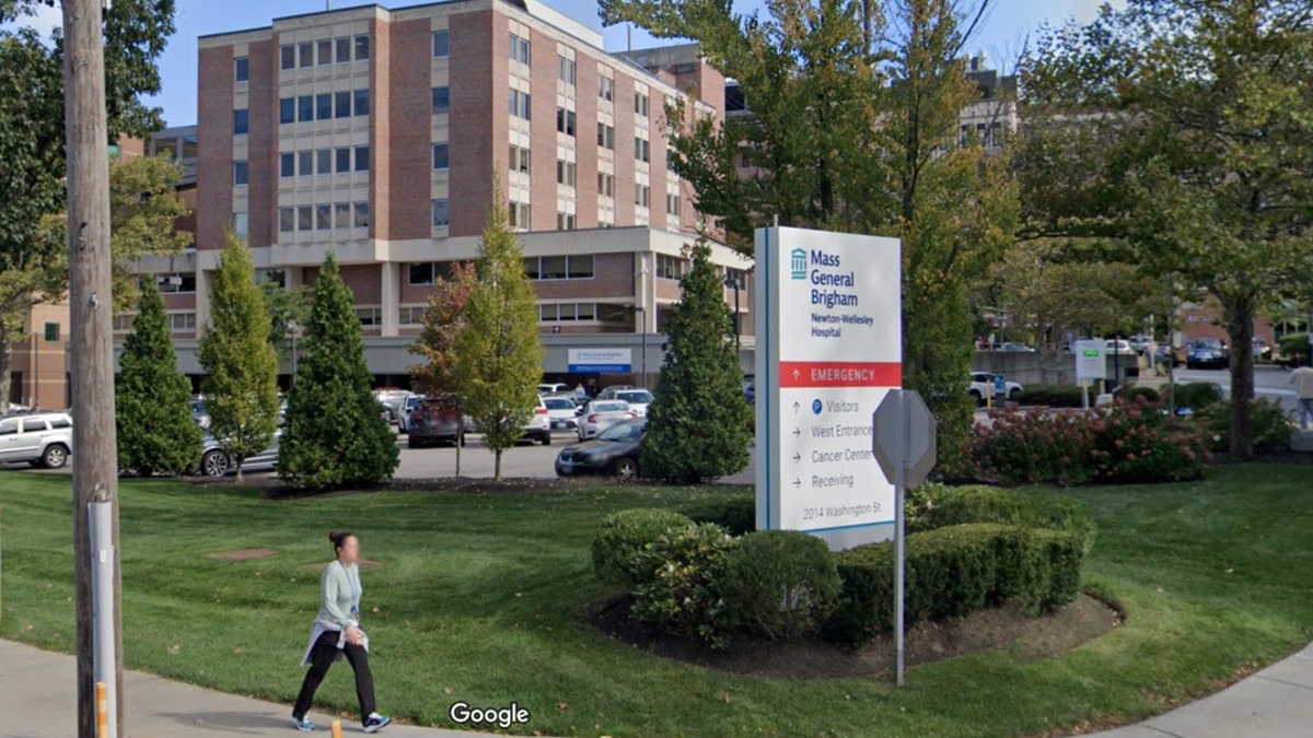 The exterior of Newton-Wellesley Hospital in Newton, MA.