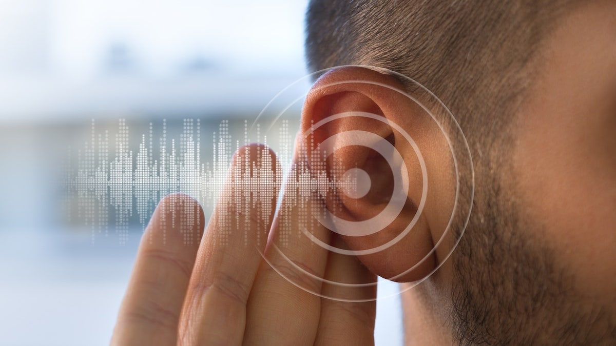 Man hearing loss
