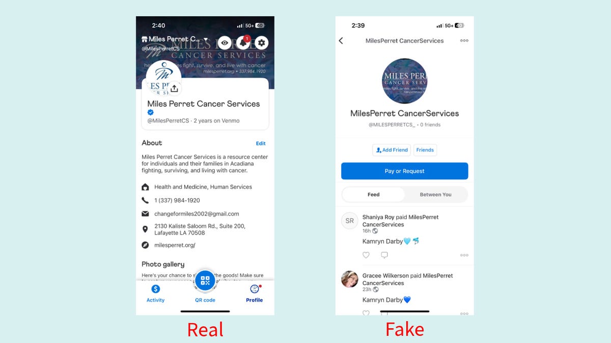 Fake Venmo accounts are stealing donations from real charities