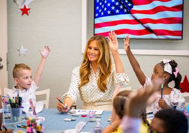 First lady Melania Trump makes 'heartwarming' visit to kids at hospital for 'Be Best' event