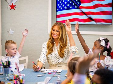 First lady Melania Trump makes 'heartwarming' visit to kids at hospital for 'Be Best' event