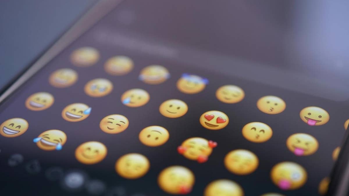 Emojis on the home screen of a smartphone.