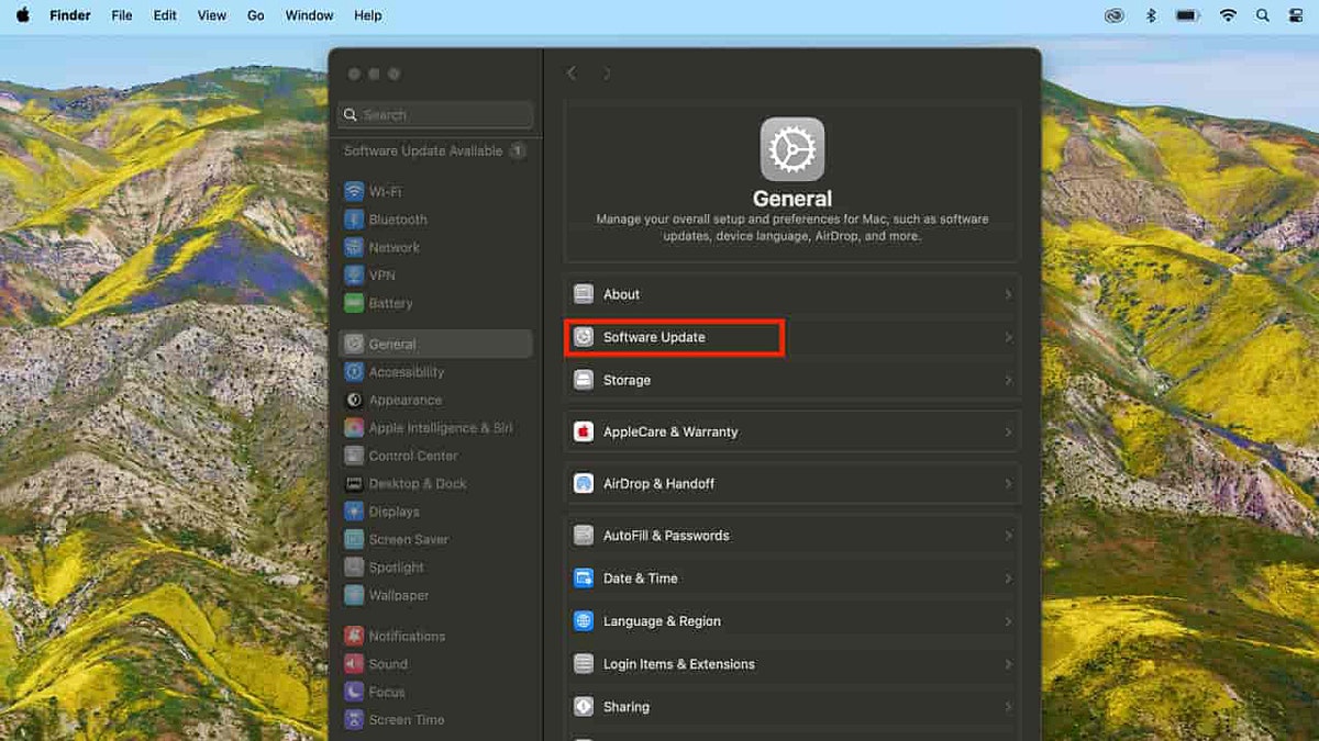 Screenshot of a Mac computer desktop