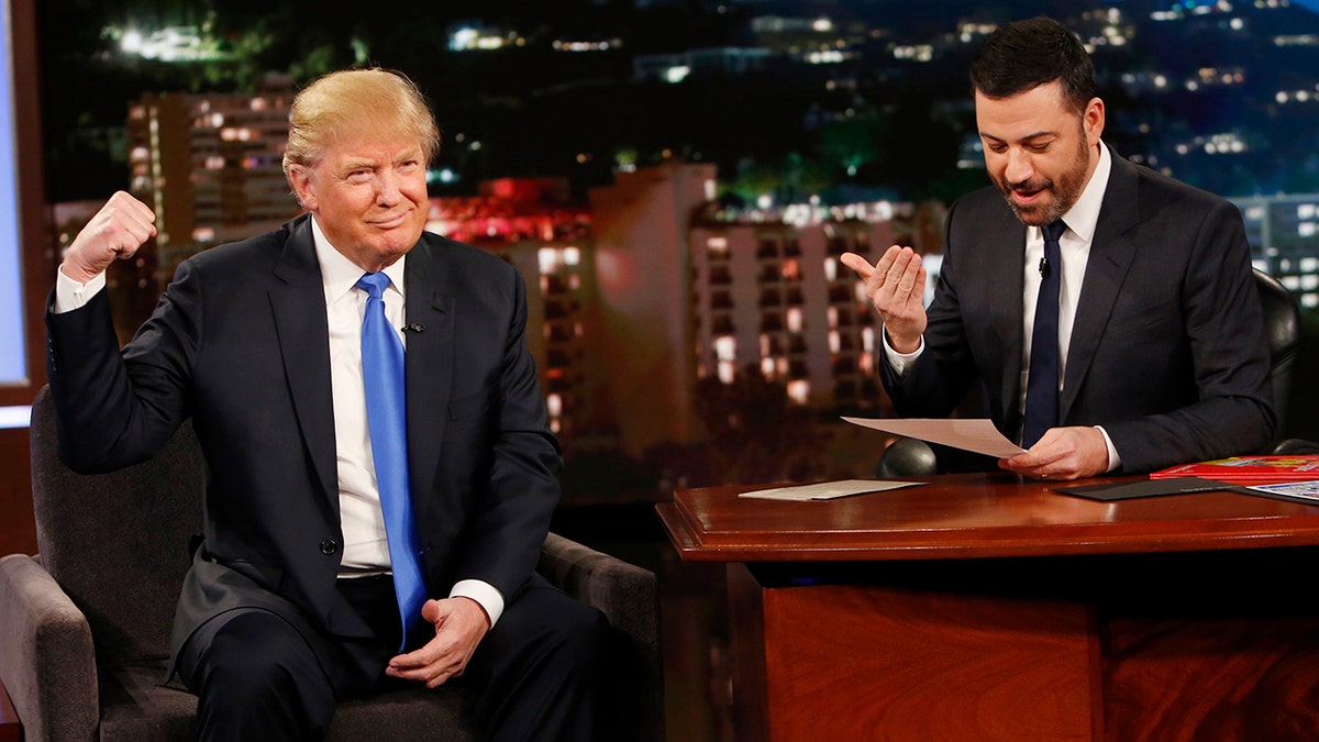 Donald Trump on Jimmy Kimmel's show in 2015