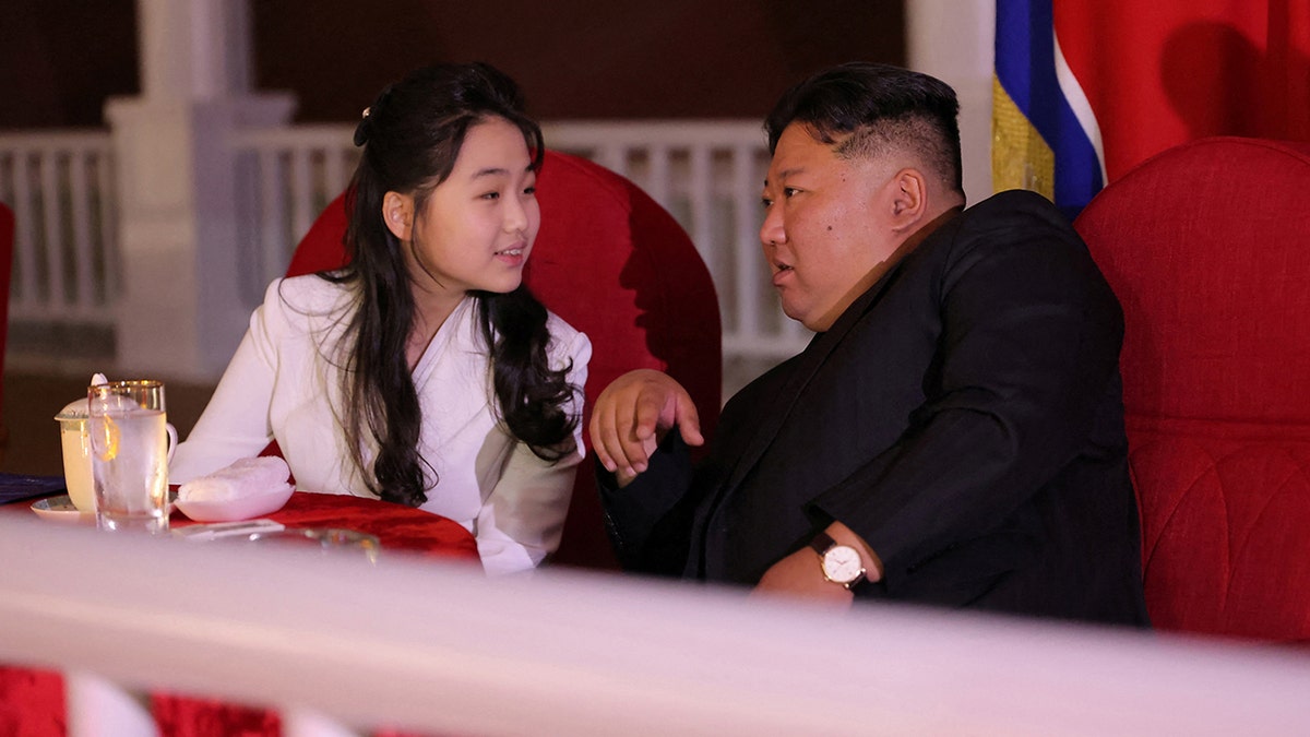 Kim Jong Un and daughter