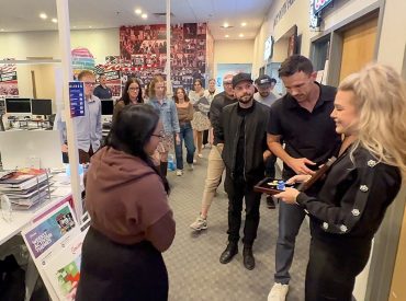 Erika Kirk shows TPUSA staff Charlie's Medal of Freedom: 'You guys are all part of the legacy'