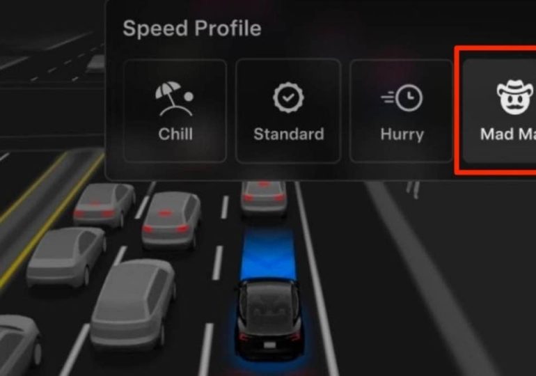 Tesla revives 'Mad Max' mode in Full Self-Driving