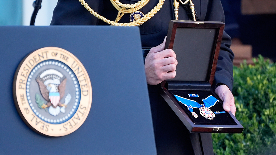 Trump posthumously awards Charlie Kirk Presidential Medal of Freedom: Photos
