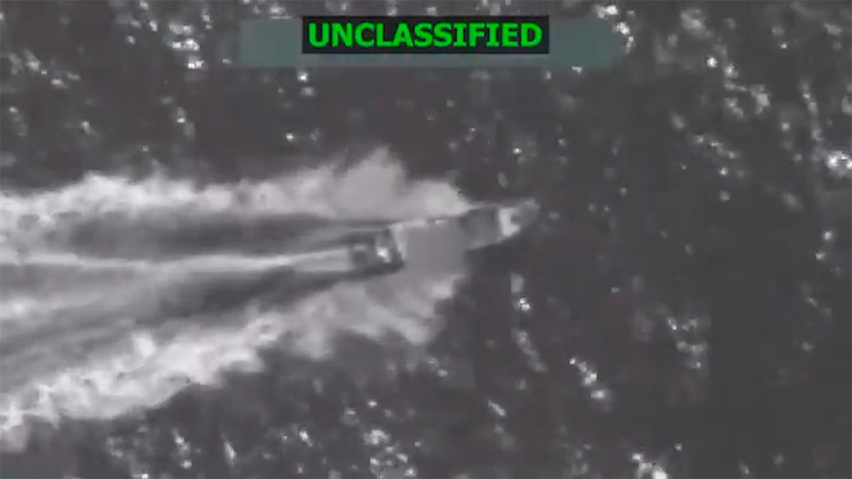 U.S. military drone strike against narco-terrorists.