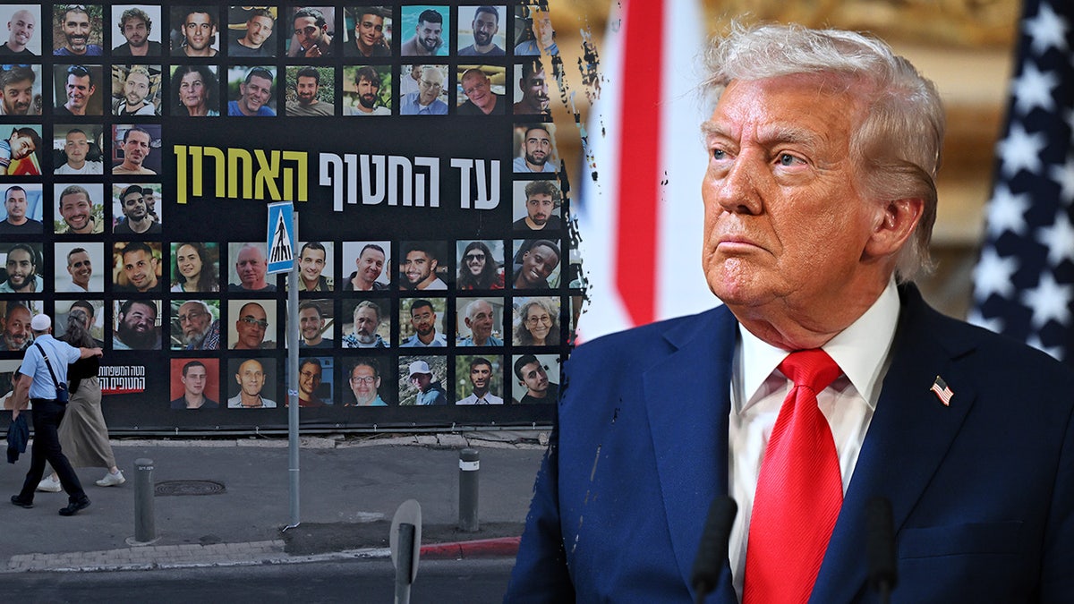 Donald Trump discusses a new peace agreement in the Middle East.