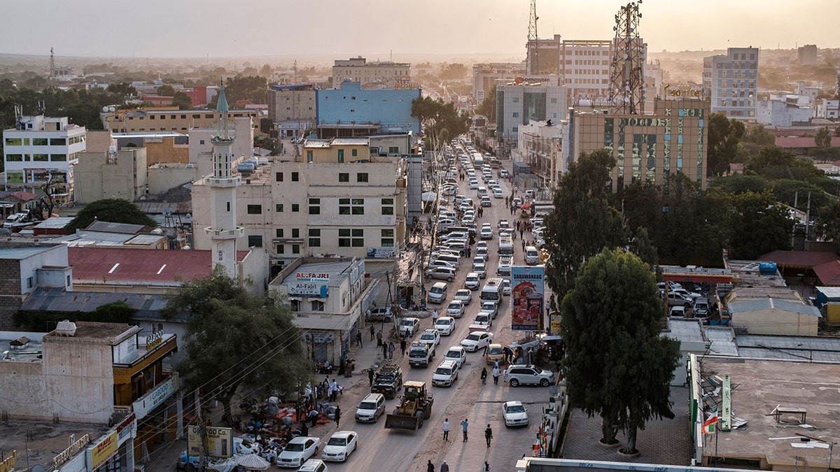 A general view of the city of Hargeisa, Somaliland, on September, 2021.&nbsp;