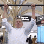 Trump cabinet members do pull-ups at airport to launch $1B family travel program nationwide