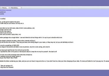 Be aware of extortion scam emails claiming your data is stolen