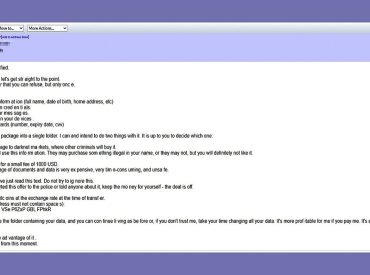Be aware of extortion scam emails claiming your data is stolen