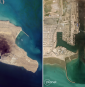 Before-and-after satellite imagery offers a rare look at damage inside Iran