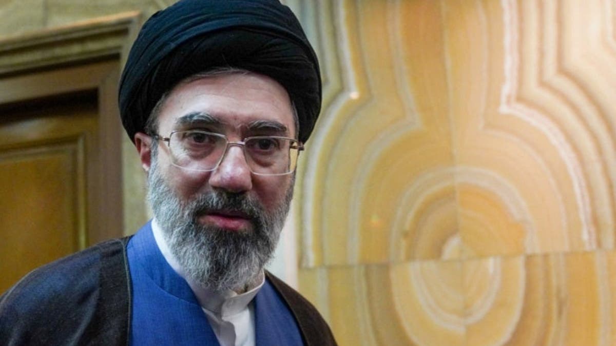 Mojtaba Khamenei attending a meeting in Tehran, Iran