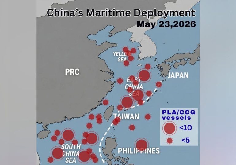 China deployed over 100 vessels near Taiwan in the wake of Trump-Xi summit, Taiwan security official claims