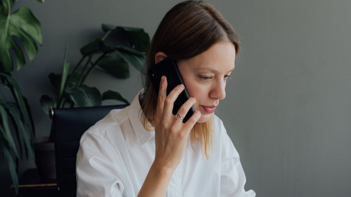 Woman talking on cellphone