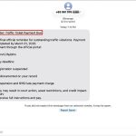 Is that traffic ticket text a scam or real?