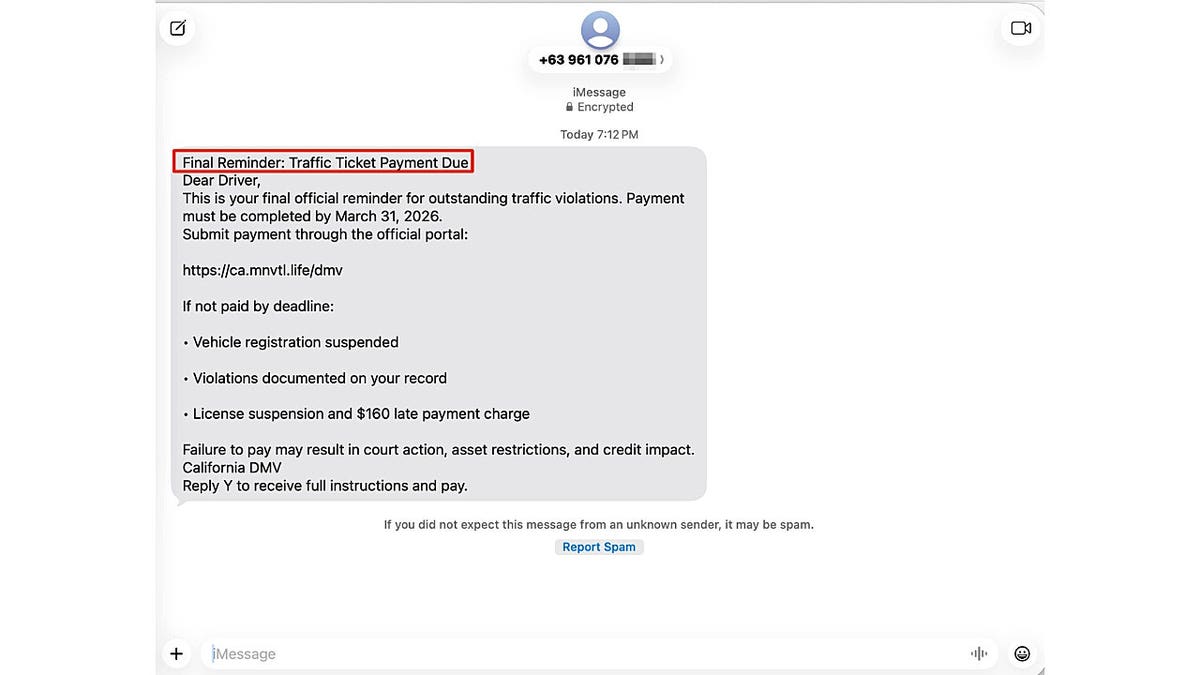 Is that traffic ticket text a scam or real?