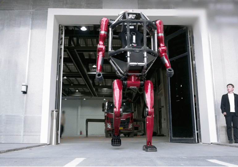 Rideable robot looks ready to stomp all over us