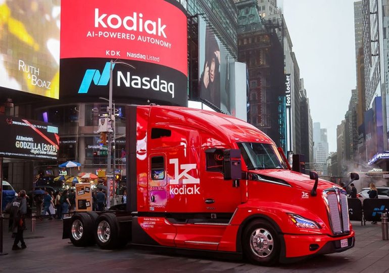 100 Kodiak driverless trucks are headed for public roads
