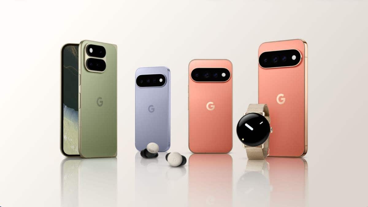 A lineup of Pixel products