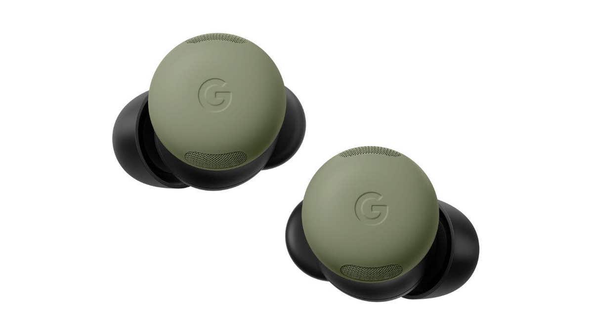 A pair of Google Buds Pro