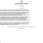 Amazon job scam texts are spreading again with a new twist