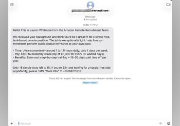 Amazon job scam texts are spreading again with a new twist