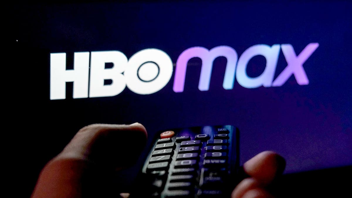 HBO Max on a TV screen.