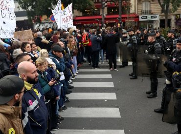 France's Macron blames protests on 'ultra-left groups whose aim is to bring down the Republic'