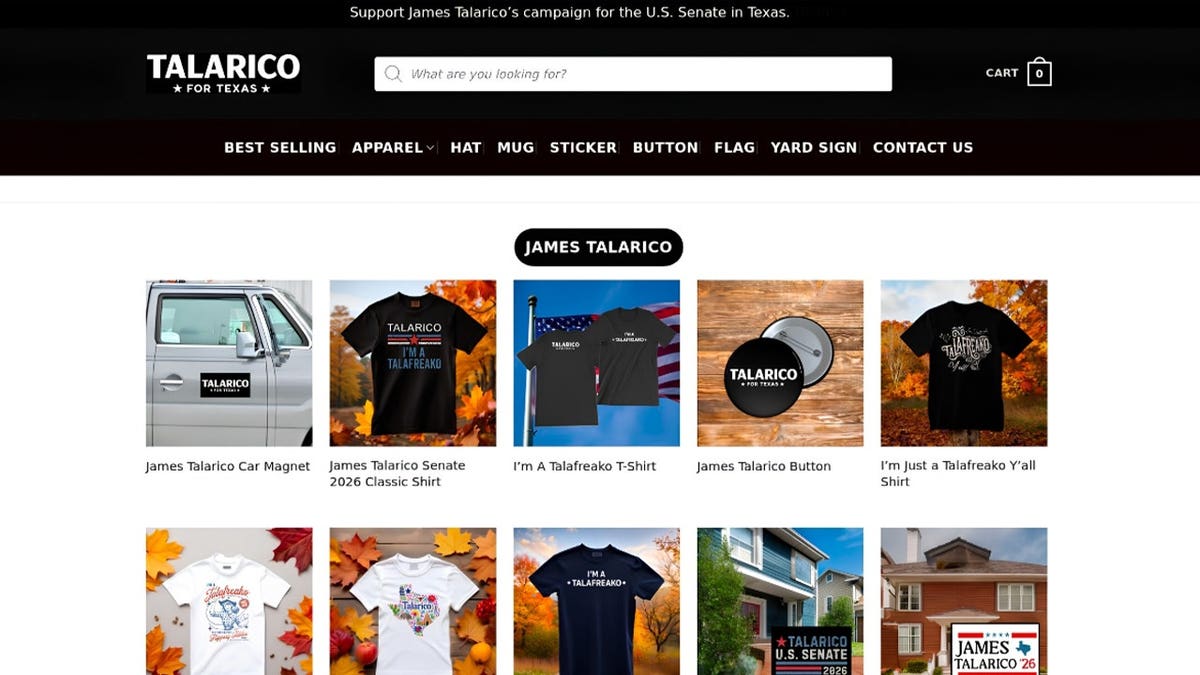 An unofficial James Talarico merchandise website.
