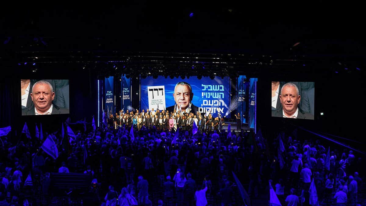 Former Israeli military chief Gadi Eisenkot attends an event